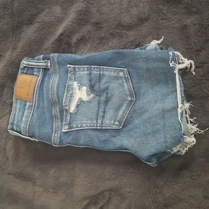 American eagle high rise shorties size 0